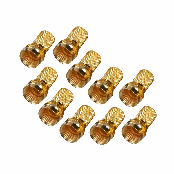 AmerTac - Zenith VA1010RG6TW RG6 Twiston F Connectors, 10 Piece