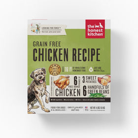 Honest Kitchen The Human Grade Dehydrated Grain Free Chicken Dog Food, 4 lb - Force