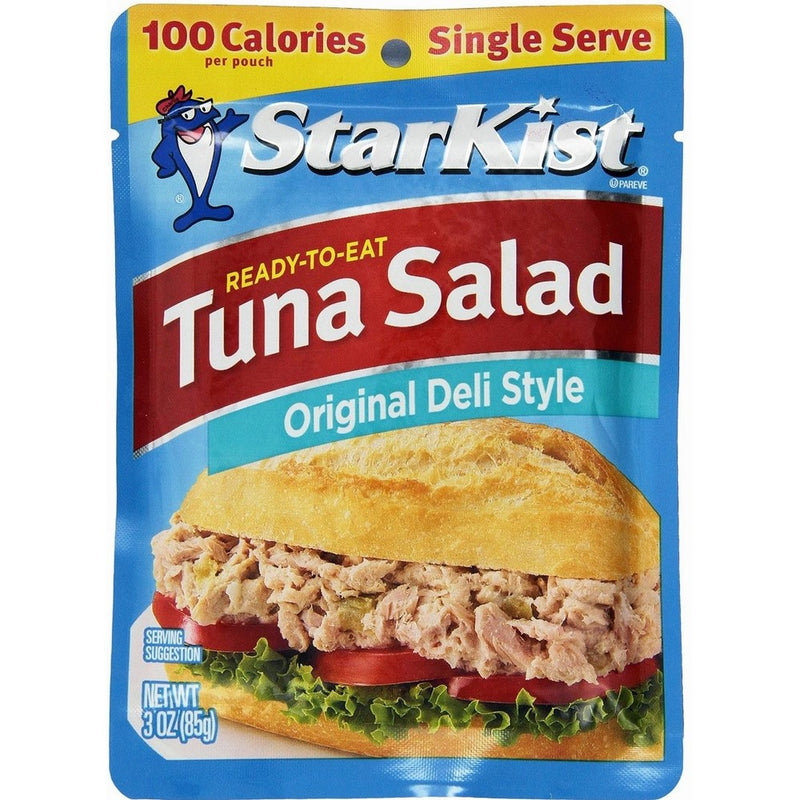 Starkist Ready-To-Eat Tuna Salad, Deli Style 3 Oz Pouch (Pack of 6)
