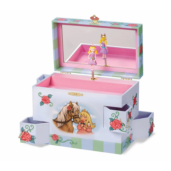 Enchantmints Rose Petal Princess Music Jewelry Box