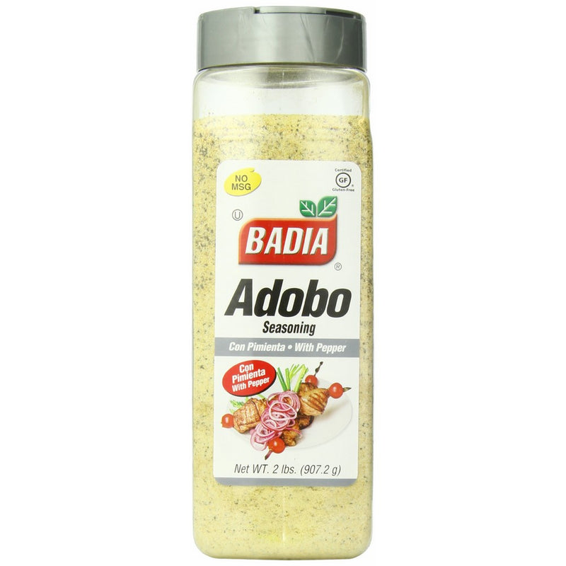 Badia Adobo with Pepper, 2 Pound (Pack of 6)