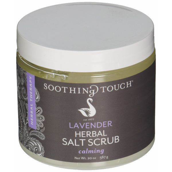 Soothing Touch W67365L2 Salt Scrub Lavender, 20-Ounce