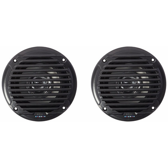 ASA Electronics JENSEN MS5006B Black Dual Cone Waterproof Speaker