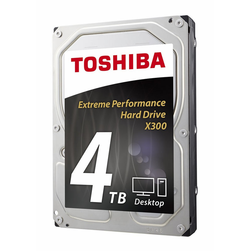 Toshiba X300 4TB Performance Desktop and Gaming Hard Drive 7200 RPM 128MB Cache SATA 6.0Gb/s 3.5 Inch Internal Hard Drive (HDWE140XZSTA)