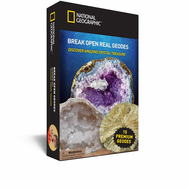 National Geographic Crack Open 15 Geodes and Explore Crystals