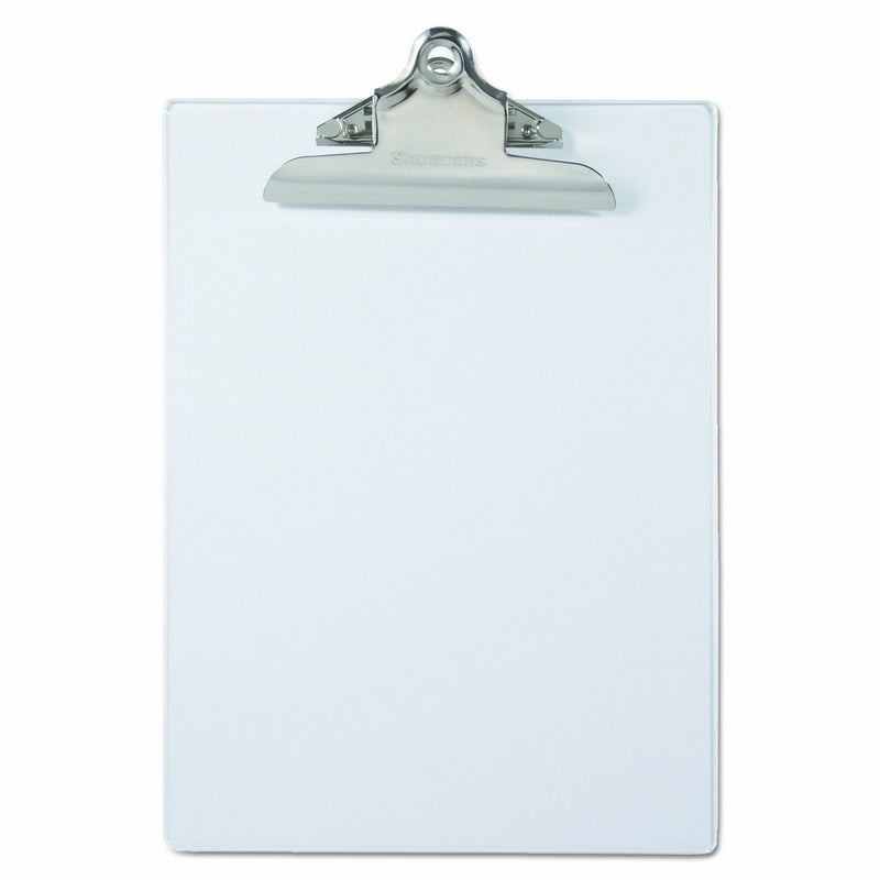 Saunders Plastic Clipboard, 1" Capacity, Holds 8-1/2W X 11H-Clear