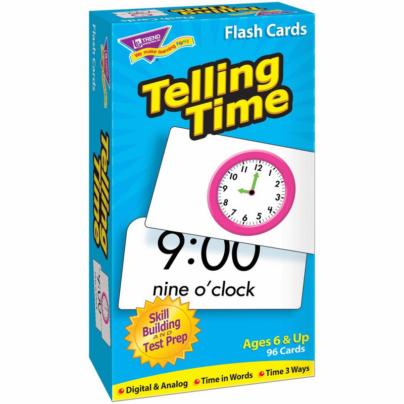 Telling Time Flash Cards