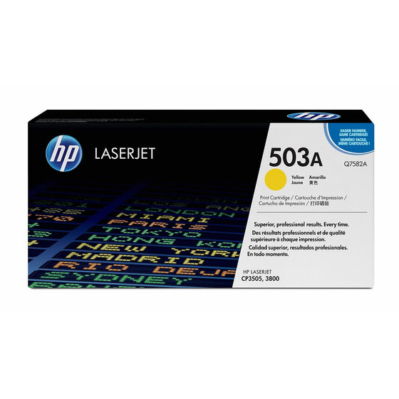 HP 503A (Q7582A) Yellow Original Toner Cartridge