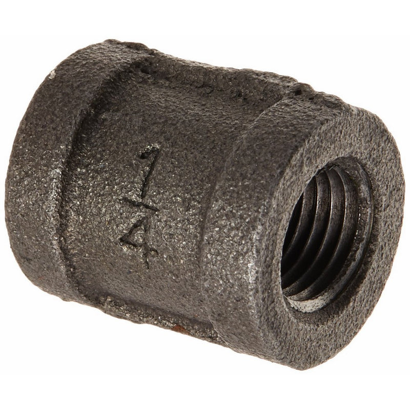 Mueller 521-201HC B & K Coupling Malleable Black Iron 1/4" Fip