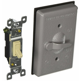 Hubbell-Bell 5121-0 Single Gang Weatherproof Switch Cover