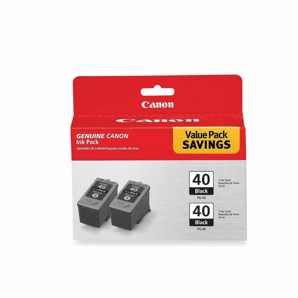 Canon 0615B013 PG-40 Black Twin Pack