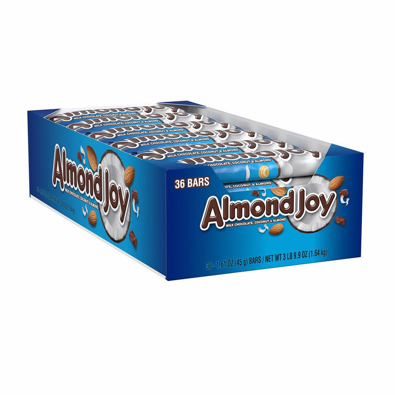 Almond Joy Chocolate Coconut Candy Bar (Pack of 36)