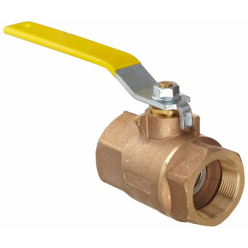 Apollo 70-100 Series Bronze Ball Valve, Two Piece, Inline, Lever, 1/2" NPT Female
