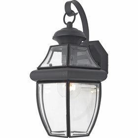 Quoizel NY8316K Newbury 1-Light Outdoor Lantern, Mystic Black