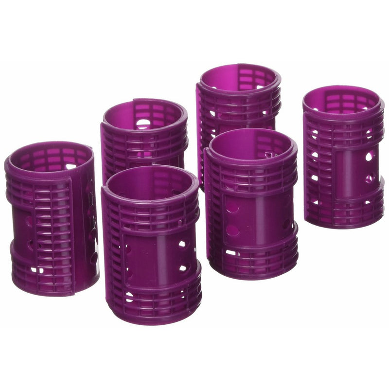 Diane Snap On Magnetic Roller, Purple, 1.75", 6/bag