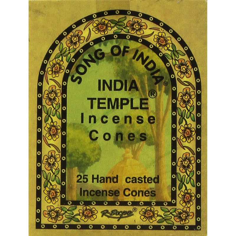 India Temple Incense - Song of India Cones - Box of 25