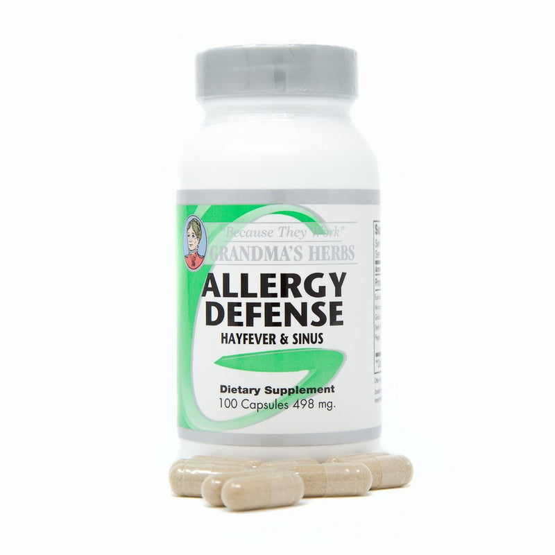 Allergy Defense - All Natural Herbal Remedy for Allergies - 100 Capsules