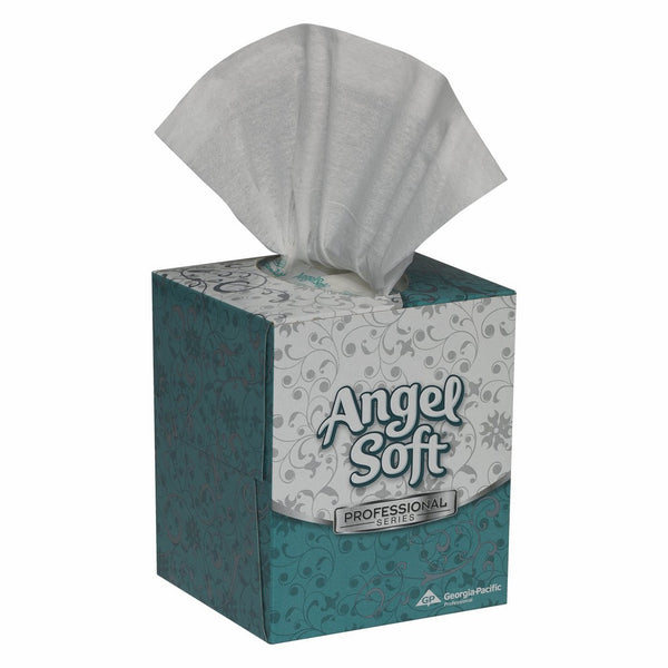 Angel Soft Professional Series 2-Ply Facial Tissue by GP PRO, Cube Box, 46580, 96 Sheets Per Box, 36 Boxes Per Case