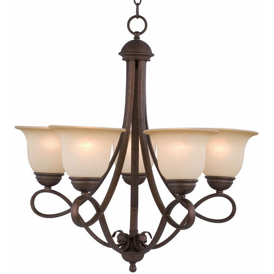 Hardware House 10-0717 Bennington Chandelier, Antique Bronze