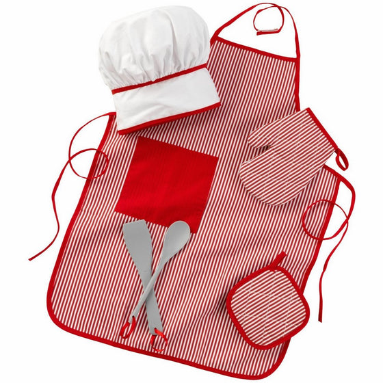 KidKraft Tasty Treats Chef Accessory Set - Red