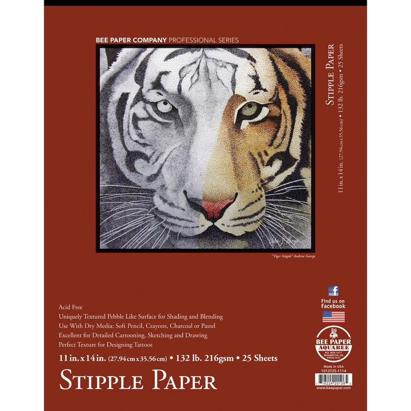 Bee Paper Stipple Paper Pad, 11 x 14"