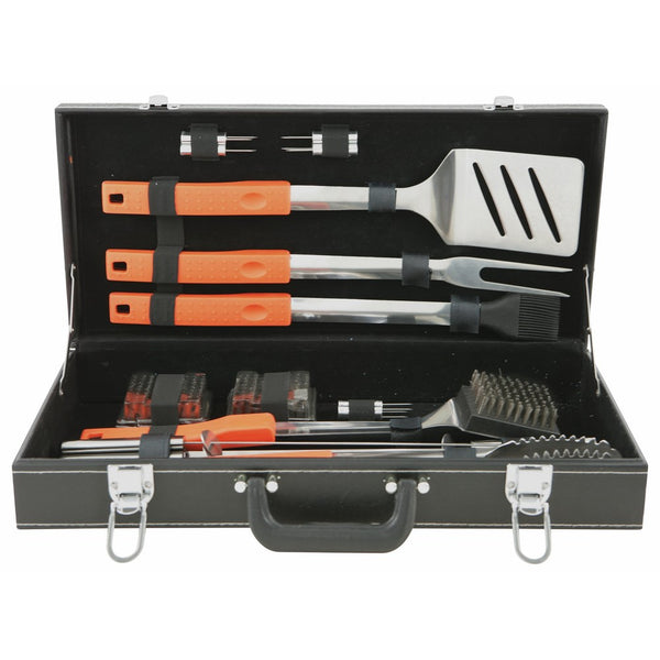 Mr. Bar-B-Q, Inc. 94006X 20-Piece Rubber Grip Set in Black Attache Case