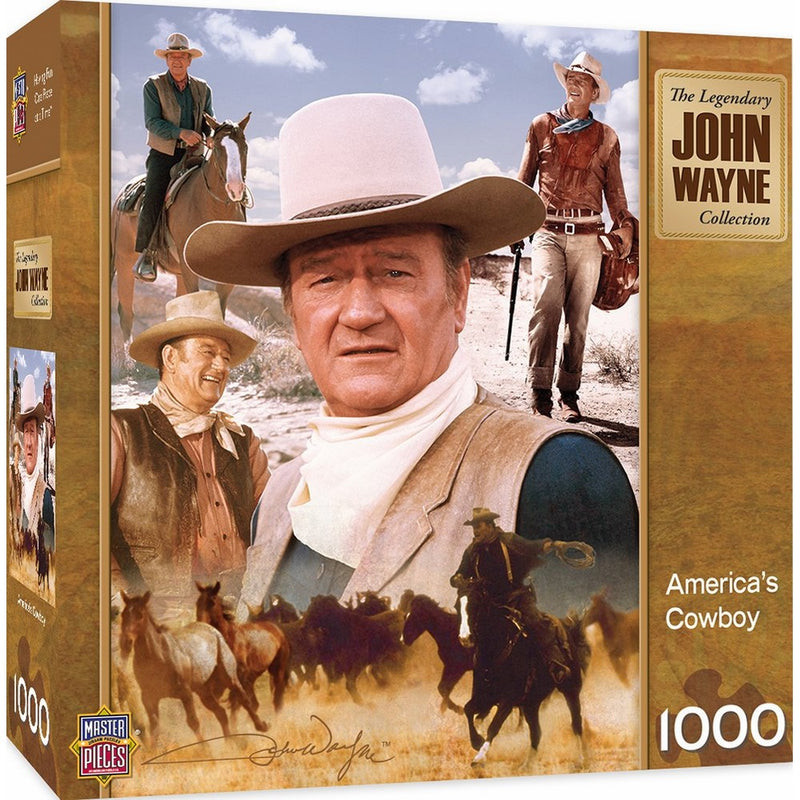 MasterPieces John Wayne America's Cowboy 1000 Piece Jigsaw Puzzle