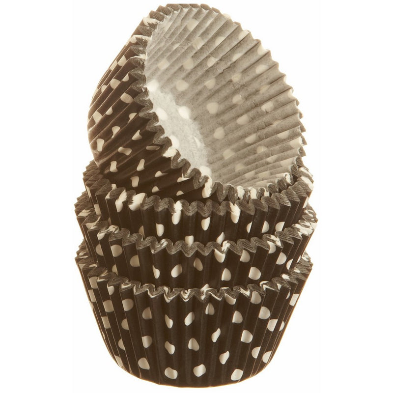 Wilton Dots Black Mini Baking Cups, 100 Count