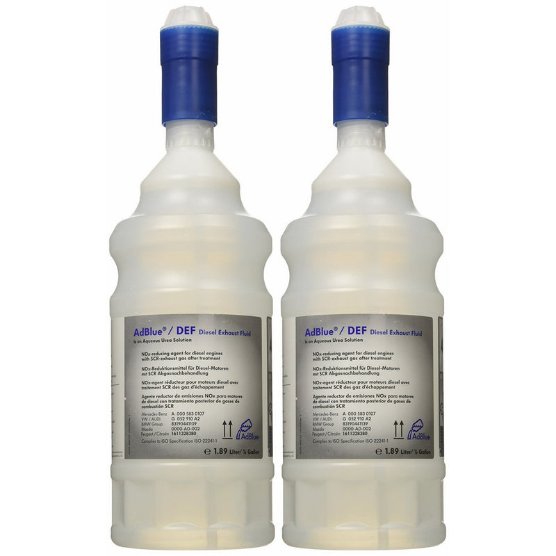 AD BLUE Diesel Emissions Fluid for SCR Code TWO 1/2 gallons (2010-2013)