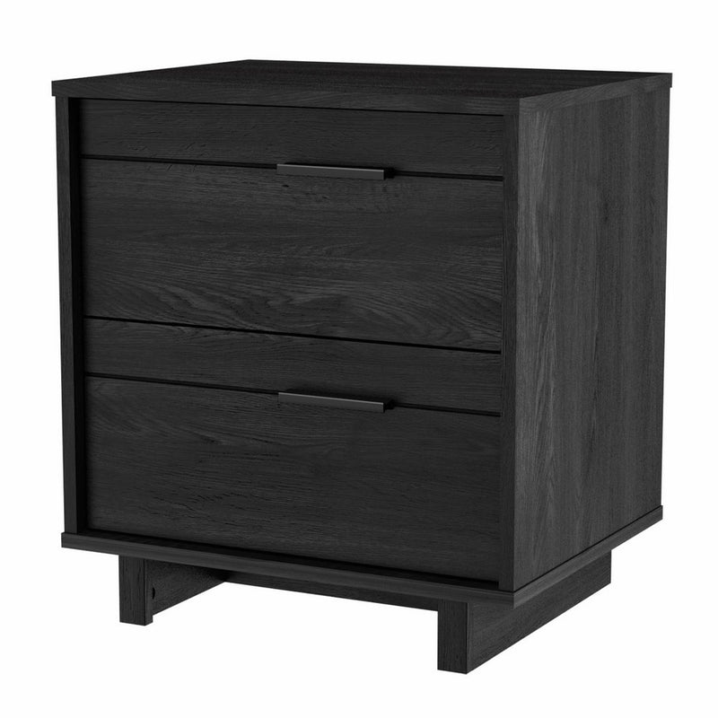 South Shore Fynn Collection Nightstand - Gray Oak by