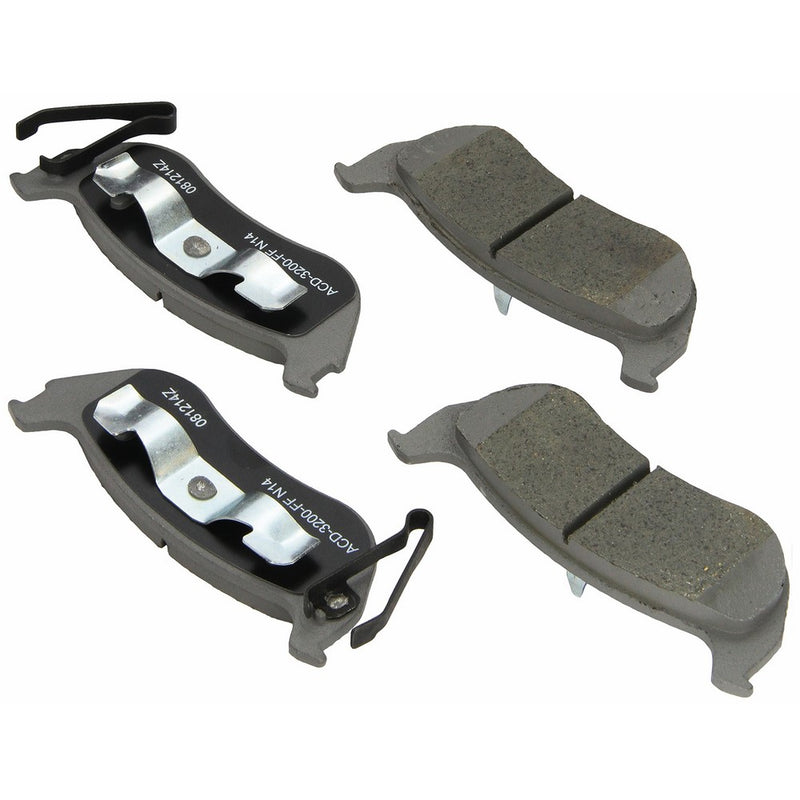 ACDelco 14D981CH Advantage Ceramic Rear Disc Brake Pad Set