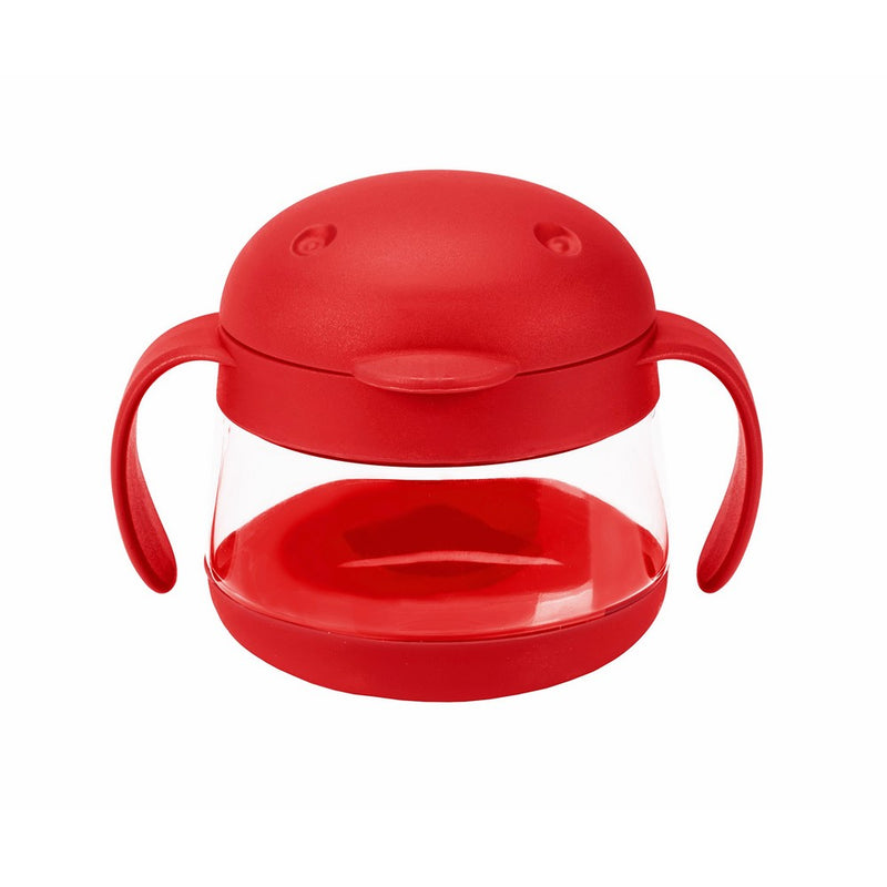 Ubbi Tweat Snack Container, Red, 9 Ounce