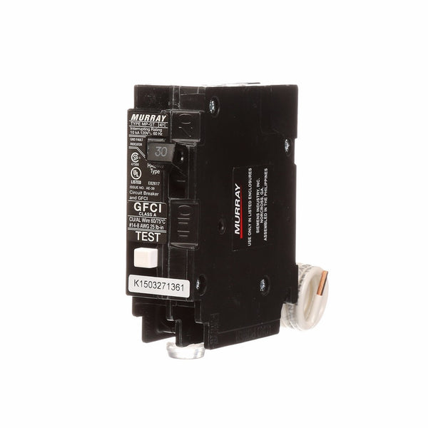 Murray MP130GFA 30 Amp single Pole Gfci Circuit Breaker with Self Test & Lockout Feature