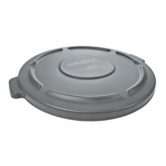 Rubbermaid Commercial Products FG263100GRAY Round Brute Container Lid, Gray