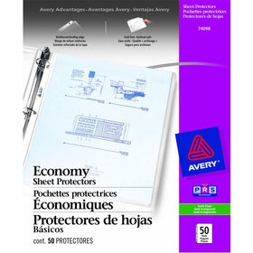 Avery Semi-Clear Economic Weight Top-Load Sheet Protectors (74098)