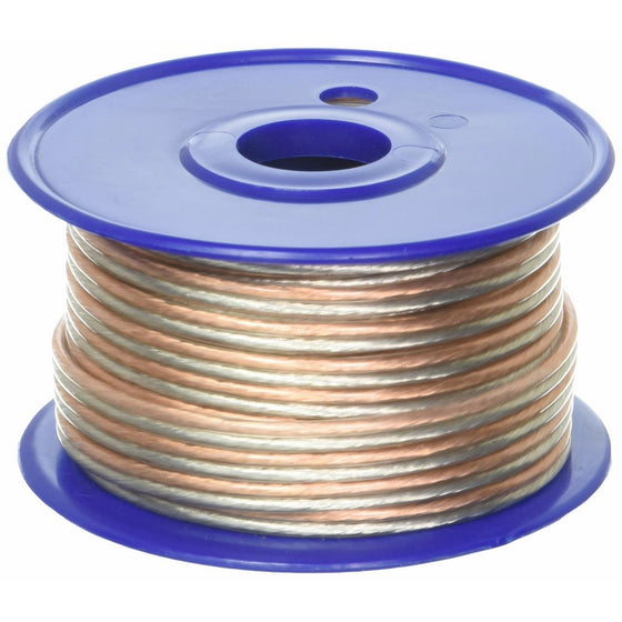 C2G/Cables to Go 27292 16 AWG Bulk Speaker Wire (50 Feet, Clear)