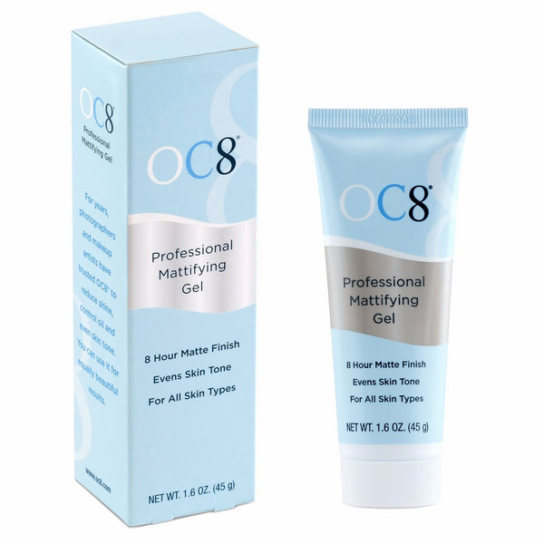 OC Eight Professional Mattifying Gel: Oil Control Mattifier Formula for Face - 1.6 Ounces