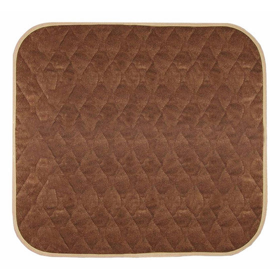 Americare Absorbent Washable Waterproof Seat Protector Pads 21”x22” - BROWN