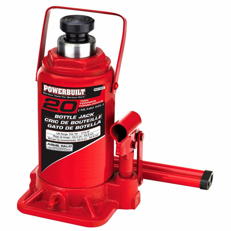 Powerbuilt 647503 Heavy Duty 20-Ton Bottle Jack