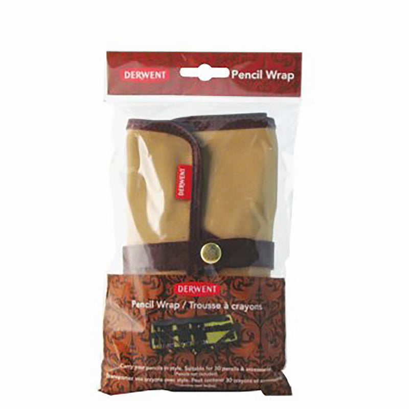 Derwent 700434Pencil Case, Canvas Wrap Pencil Holder, Holds up to 30 Pencils and Supplies (2300671)