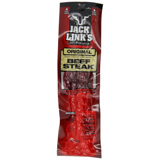 Jack Link's Beef Steak, Original, 1-Ounce Packages, 24 Count