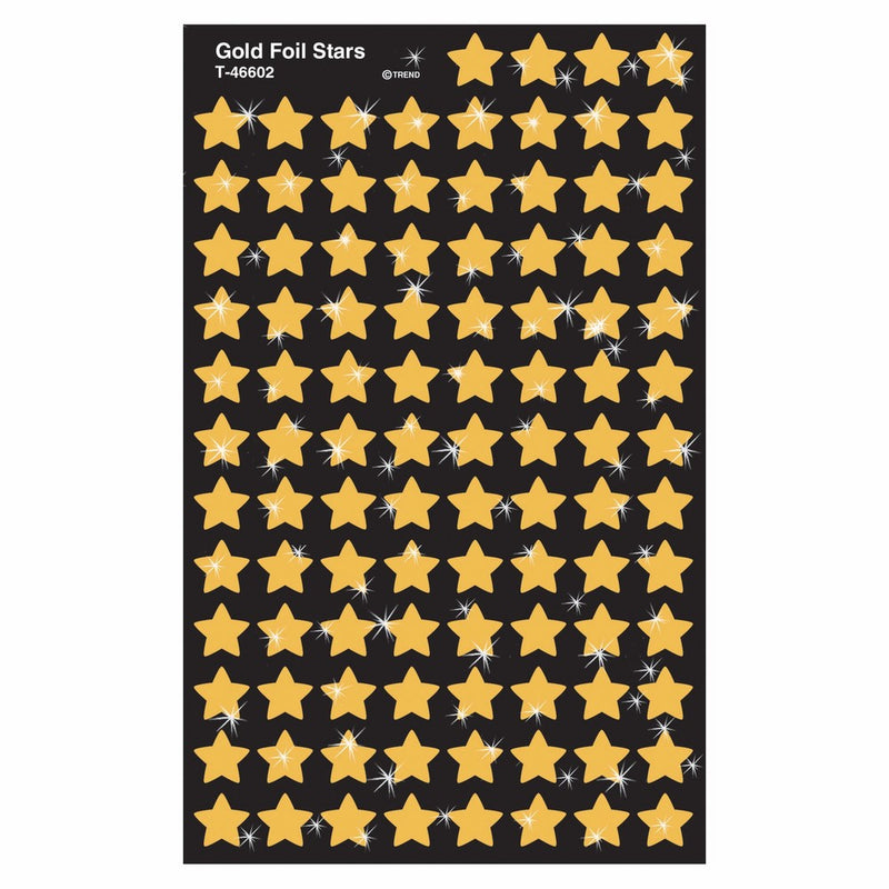 SuperShapes Stickers: 400 Gold Foil Stars