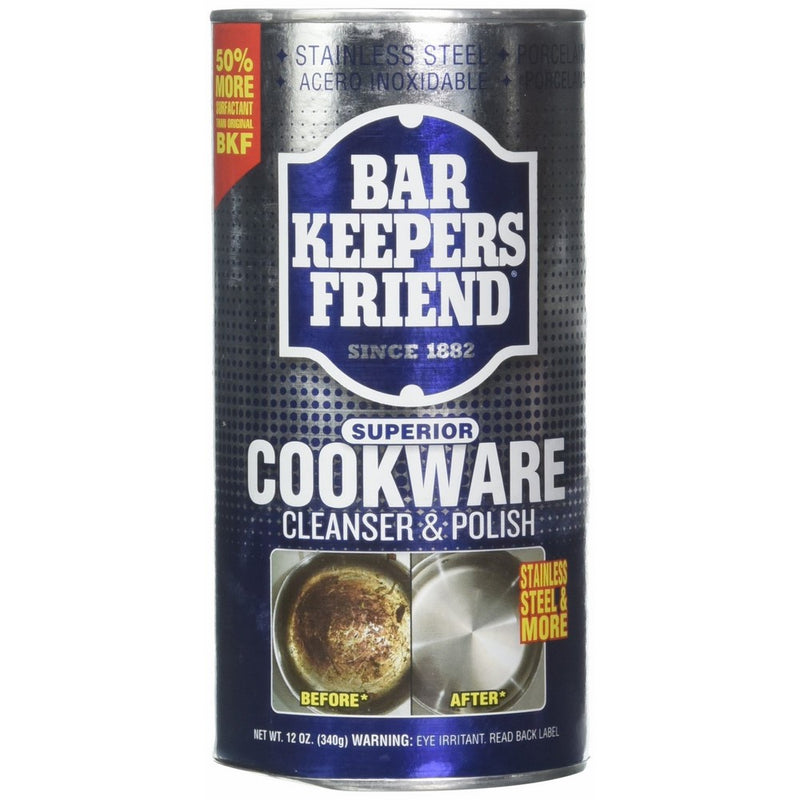 Bar Keepers Friend Superior Cookware Cleanser & Polish | 12-Ounces | 1-Unit