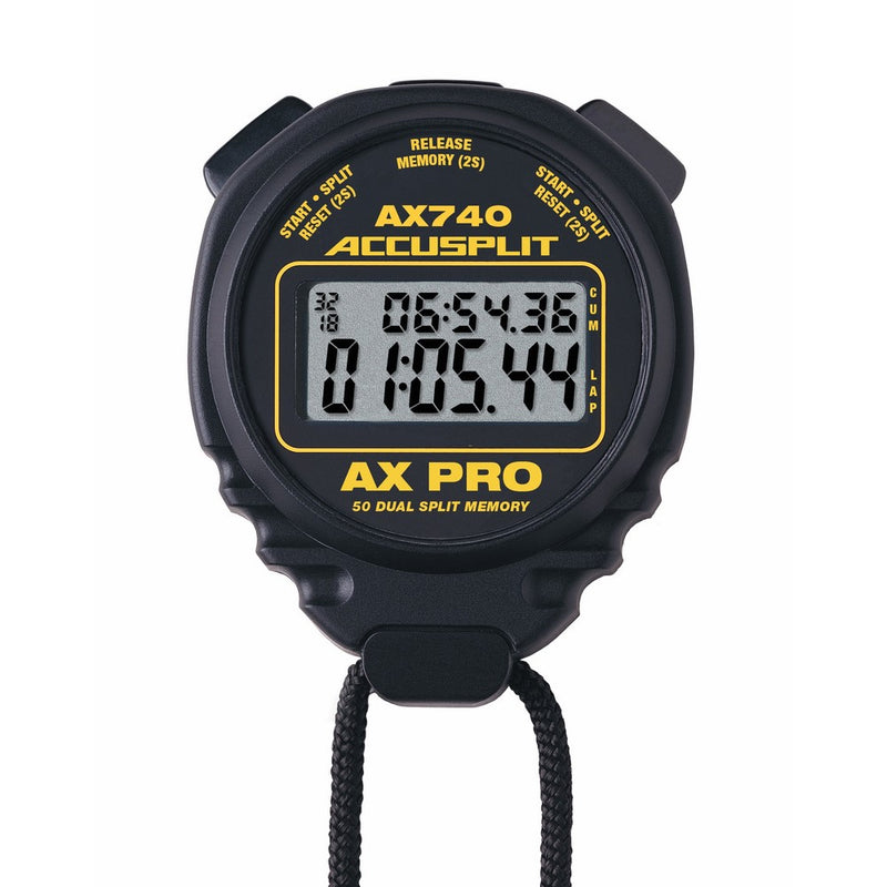 ACCUSPLIT AX740 PRO MEMORY (50) DUAL LINE STOPWATCH
