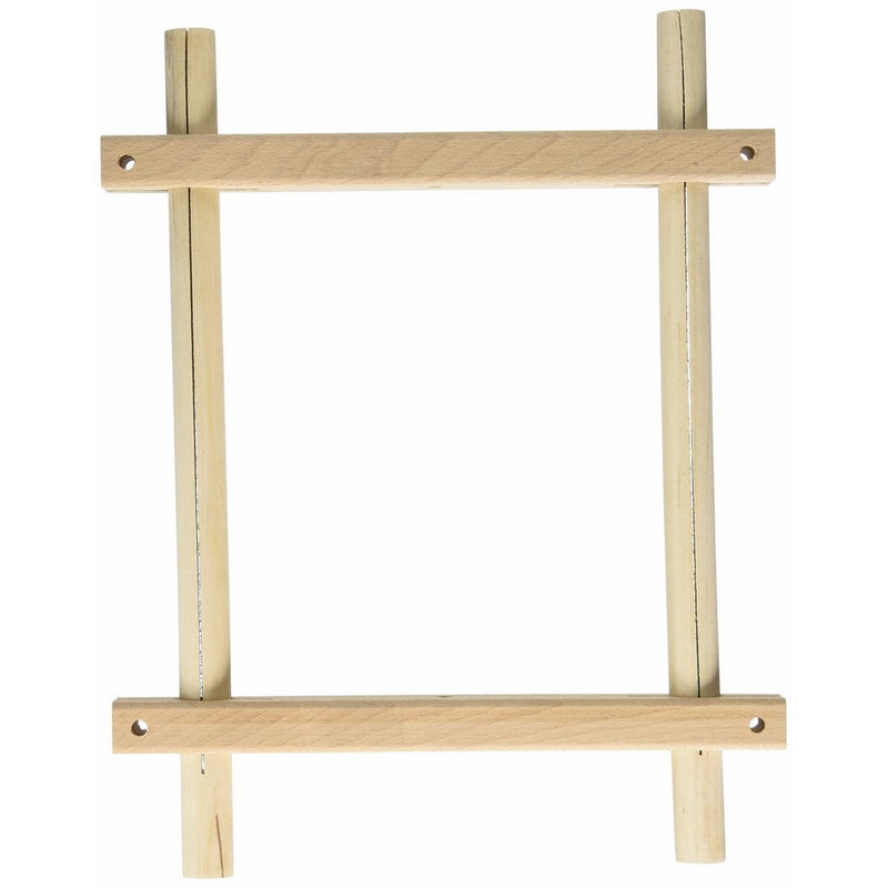 Edmunds Split Rail Scroll Quilt Frame, 6 by 12-Inch