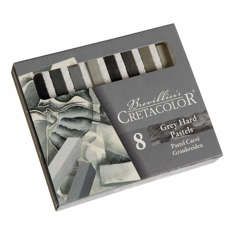 Cretacolor Grey Chalk Pastels 8 Sticks