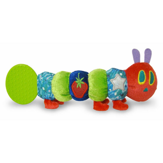 The World of Eric Carle, The Very Hungry Caterpillar Teether Rattle, 10"