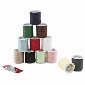Singer Mercerized Cotton Hand Thread, Assorted Colors, 12 Spools