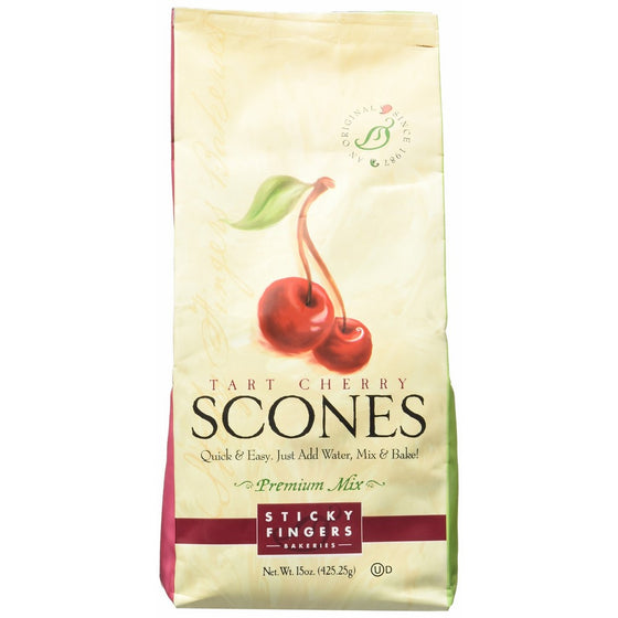 Sticky Fingers Mix Tart Cherry English Scone MIX 1lb. ( 454g)