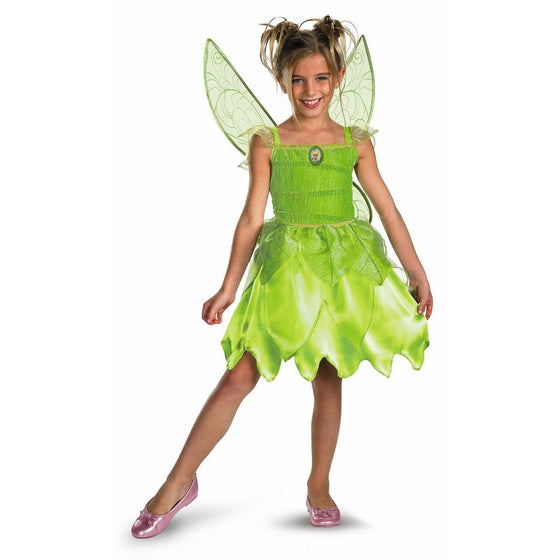 Girls Disney Fairies Tink and The Fairy Rescue Classic Costume, One Color, Small/4-6X